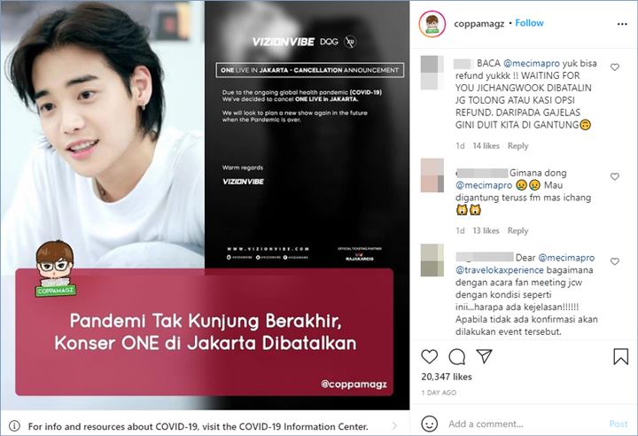 penggemar ji chang wook melayangkan protes karena ketidakjelasan soal fan meeting