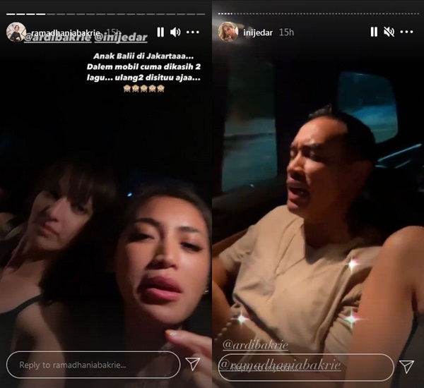 Nia Ramadhani Mendadak Karaokean Lagu Samsons di Tengah Isu Cerai Bams, Begini Reaksi Ardi Bakrie