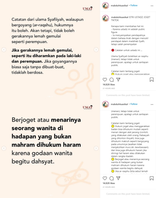 Ustaz Solmed Bela Istri dan Beber Hukum Joget, Ustaz Ini Beri Kritik Hingga Ungkap Catatan Penting