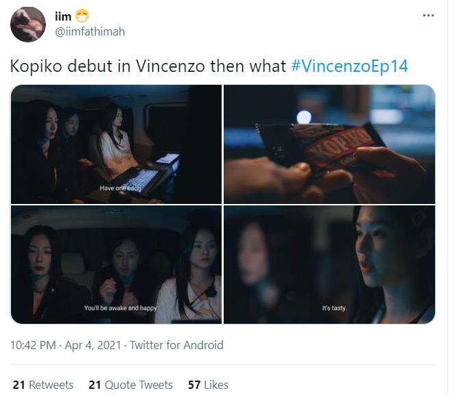 Usai Ciputat Ciledug Go Internasional, Kopiko Akhirnya Tampil Perdana Jadi PPL di \'Vincenzo\'