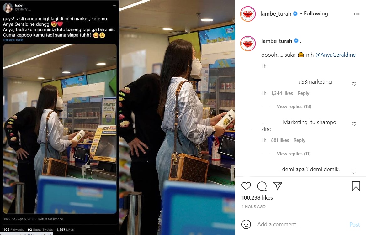 Anya Geraldine Kepergok Jalan Bareng Pria, Malah Dicurigai Hanya Marketing