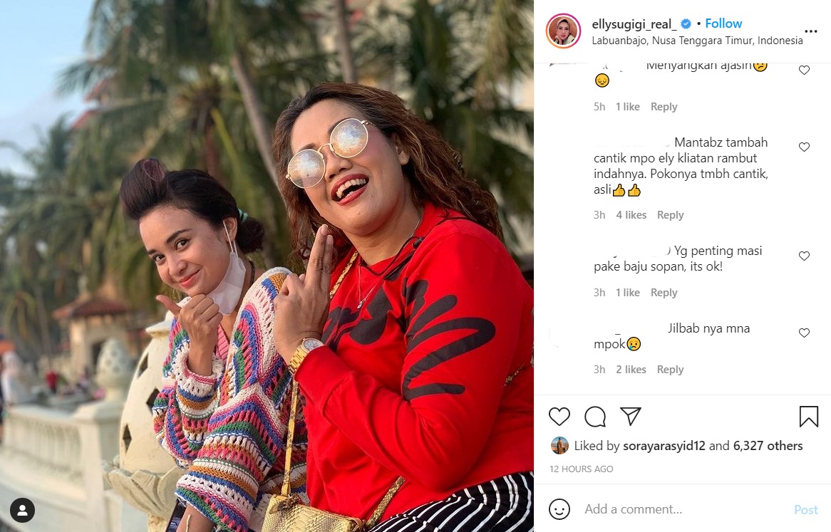 Ely Sugigi Tuai Pro dan Kontra Usai Pajang Foto Tanpa Hijab Ini di Medsos