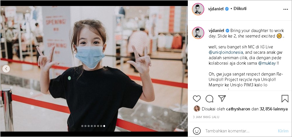 Momen Langka Daniel Mananta Bombardir Foto Putrinya, ‘Bocoran’ Paras Cantik Bikin Heboh