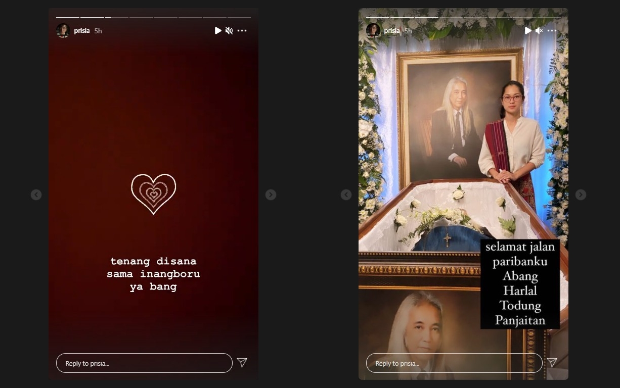 Sampaikan Kabar Duka, Prisia Nasution Ucap Doa Terbaik Ini untuk Almarhum