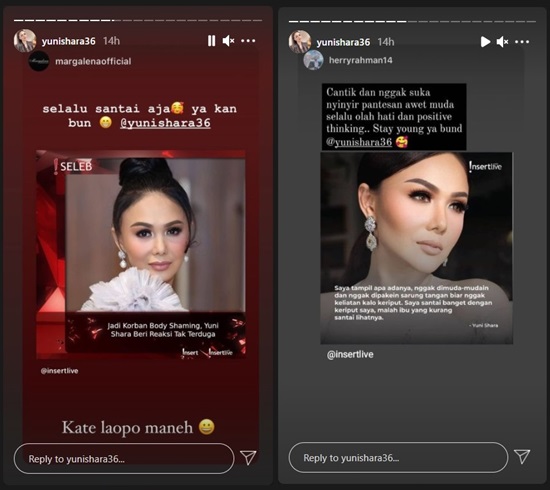 Yuni Shara Tanggapi Soal Namanya Jadi Trending Twitter Hingga Sikapnya Dijadikan Contoh