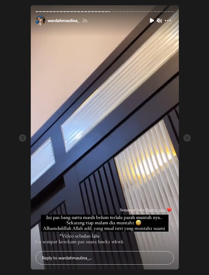 Hamil Anak Pertama, Wardah Maulina Sebut Natta Reza Justru Alami Muntah-muntah