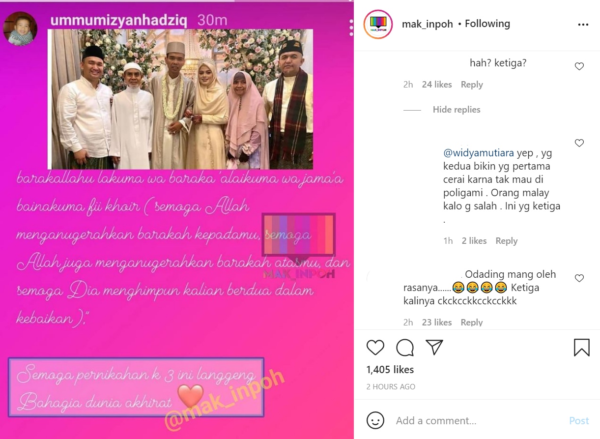 Ustaz Abdul Somad Resmi Nikahi Perempuan 19 Tahun, Mantan Istri Singgung Hal Ini Tuai Tanda Tanya