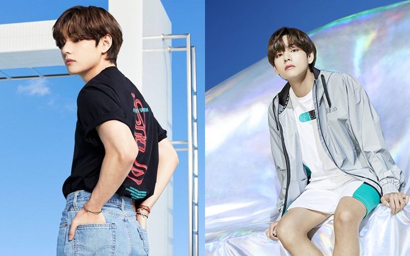 Tampil Menawan di Pemotretan Bareng FILA, Visual V BTS Bikin Fans Makin Klepek-Klepek