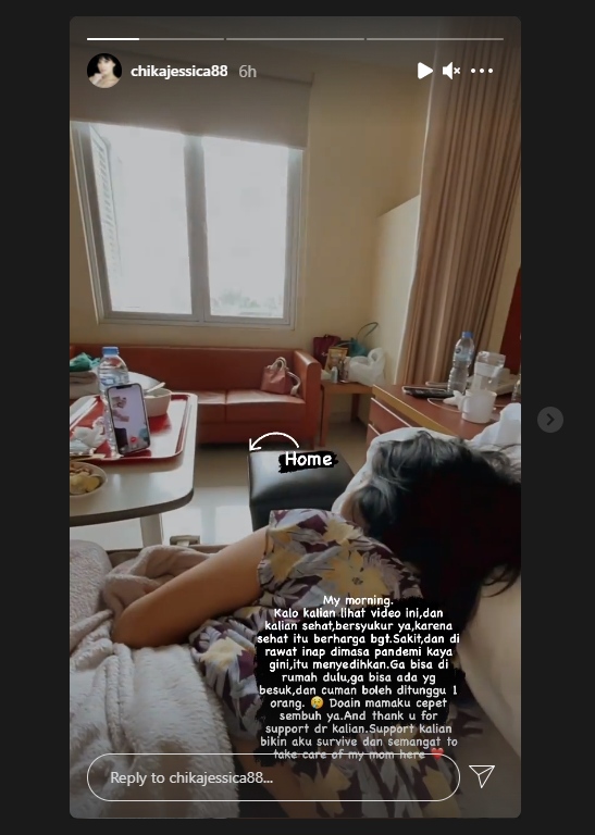 Chika Jessica Curhat Sedih Sang Ibu Dirawat di Rumah Sakit, Sampaikan Saran Ini pada Masyarakat