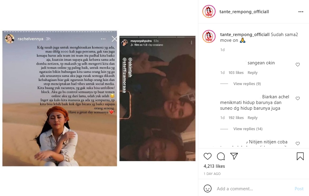 Heboh Steffi Zamora dengan Niko Al Hakim, Rachel Vennya Beri Tanggapan Begini