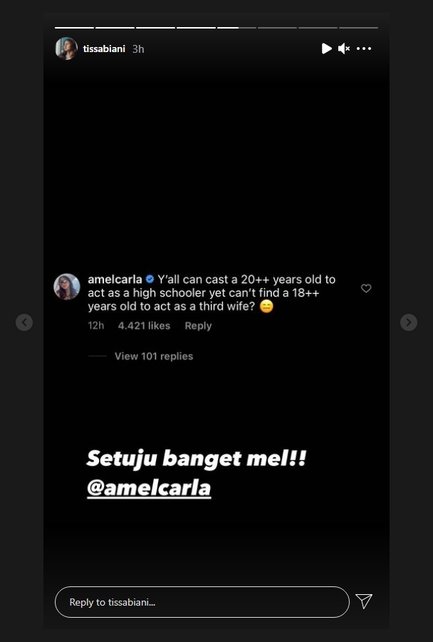 Artis Lain Sibuk Kecam Sinetron \'Suara Hati Istri Zahra\', Tissa Biani Justru Beri Reaksi Bijak