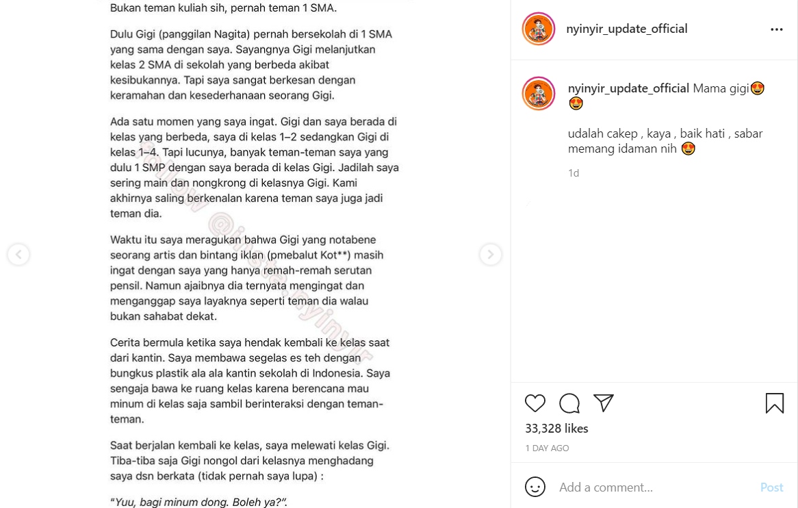 Sifat Asli Dibongkar, Teman Sekolah Sebut Nagita Slavina Sempat Lakukan Ini Hingga Bikin Bengong