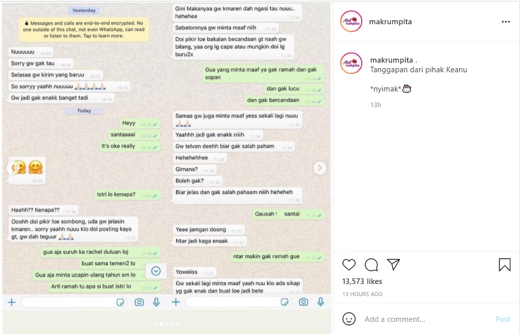 Gya Sadiqah Sindir Influencer, Keanu Agl Bongkar Isi Chat Diduga dengan Tara Budiman