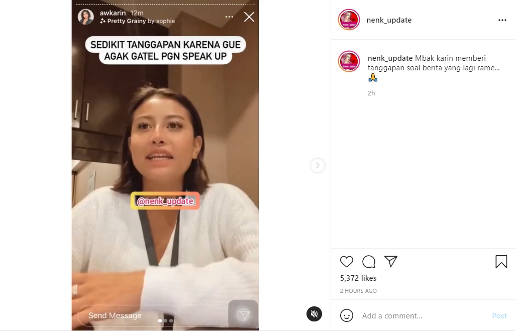 Niat Bela Keanu Agl Usai Disindir Gya Sadiqah, Awkarin Justru Kena \'Semprot\' Netizen