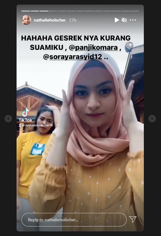Kena Cibir Usai Tag Akun IG Sang Manajer Ketimbang Suami, Nathalie Holscher Beri Jawaban Pintar