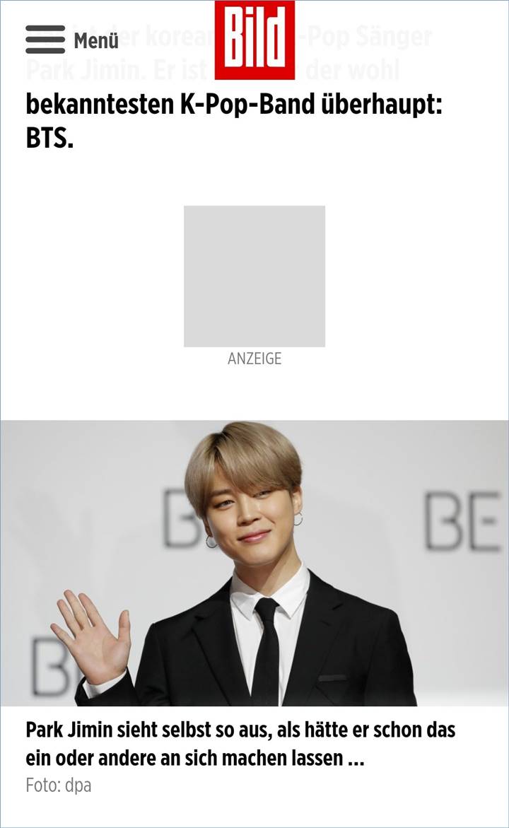 Jimin BTS dituding terlihat seperti melakukan beberapa operasi plastik oleh media ternama di Jerman kala membahas Oli London