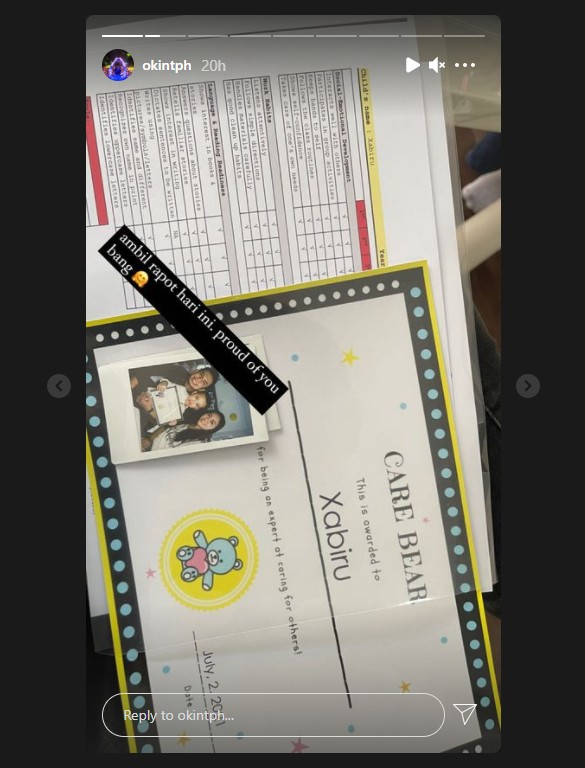 Rachel Vennya dan Niko Al Hakim Kompak Ambil Rapor Xabiru, Bikin Adem Hingga Baper