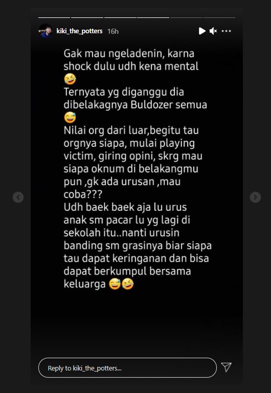 Kiki The Potters Diduga Sebut Nikita Mirzani Takut Terhadapnya, Ungkap Alasan Ini