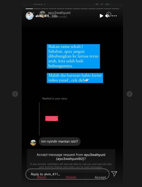 Disebut Sindir Larissa Chou Usai Bahas Soal Fitnah, Alvin Faiz Ungkap Kondisi Hubungannya