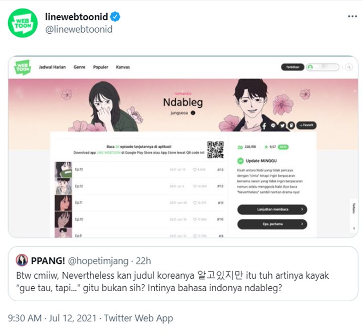 Drama \'Nevertheless\' Miliki Judul Lain, Namanya Bikin Ngakak