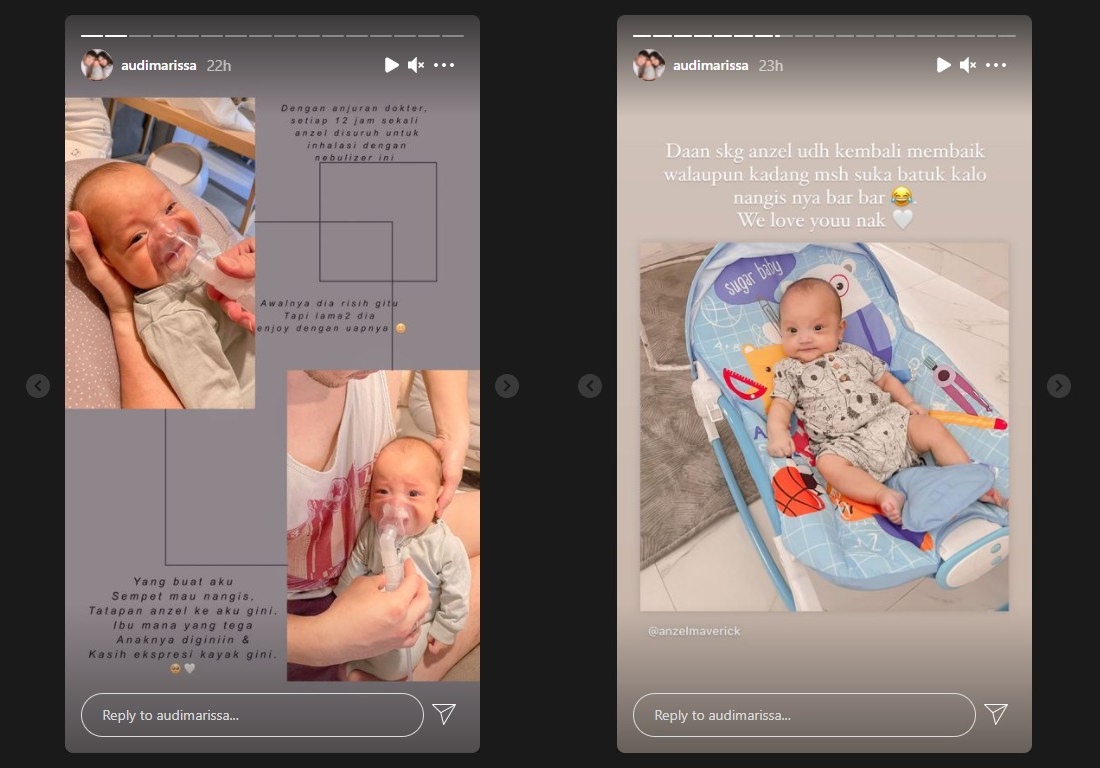Kesedihan Audi Marissa Lihat Anak Sakit Batuk dan Pilek, Ungkap Kondisi Terkini