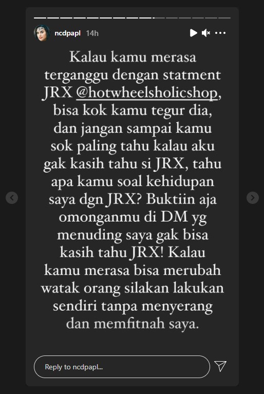 Lelah Difitnah Tak Bisa Nasihati Jerinx SID, Nora Alexandra Naik Pitam