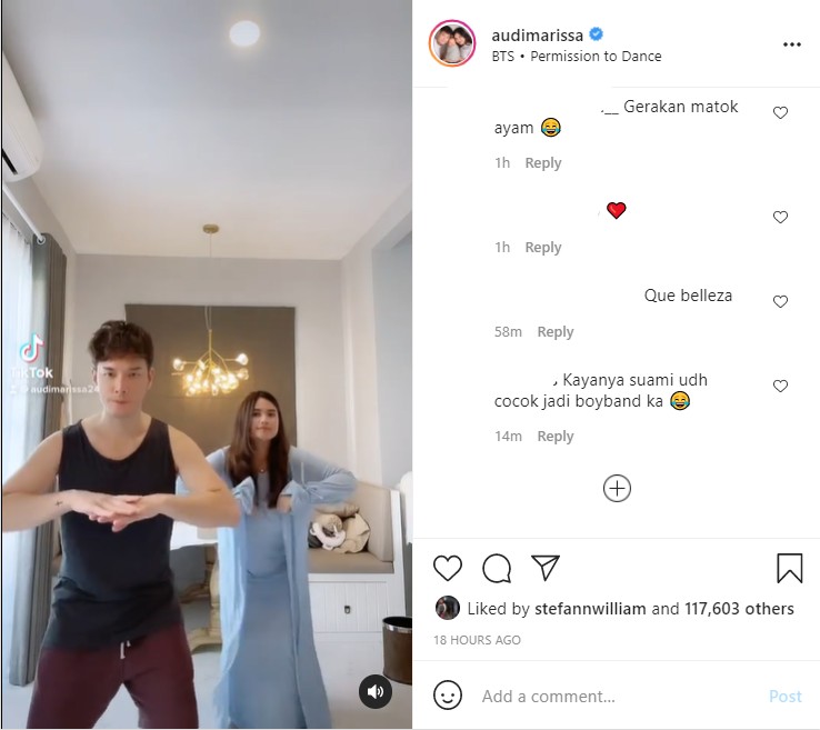 Kompak Joget \'Permission To Dance\' Bareng Audi Marissa, Anthony Xie Disebut Cocok Jadi Boyband