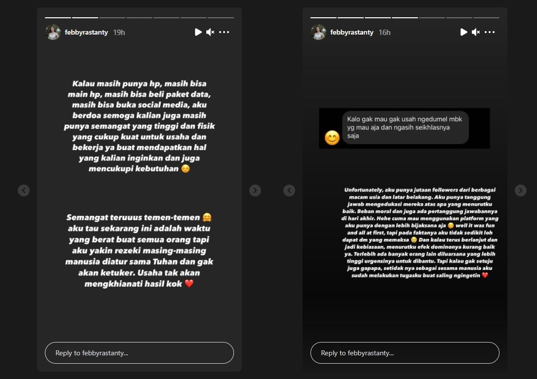 Febby Rastanty Malah Kena Cibir Usai Tolak Tegas Tren \'Ikoy-ikoyan\'