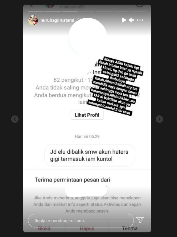 Asisten Ayu Ting Ting Dituding sebagai Admin Akun Haters Nagita Slavina