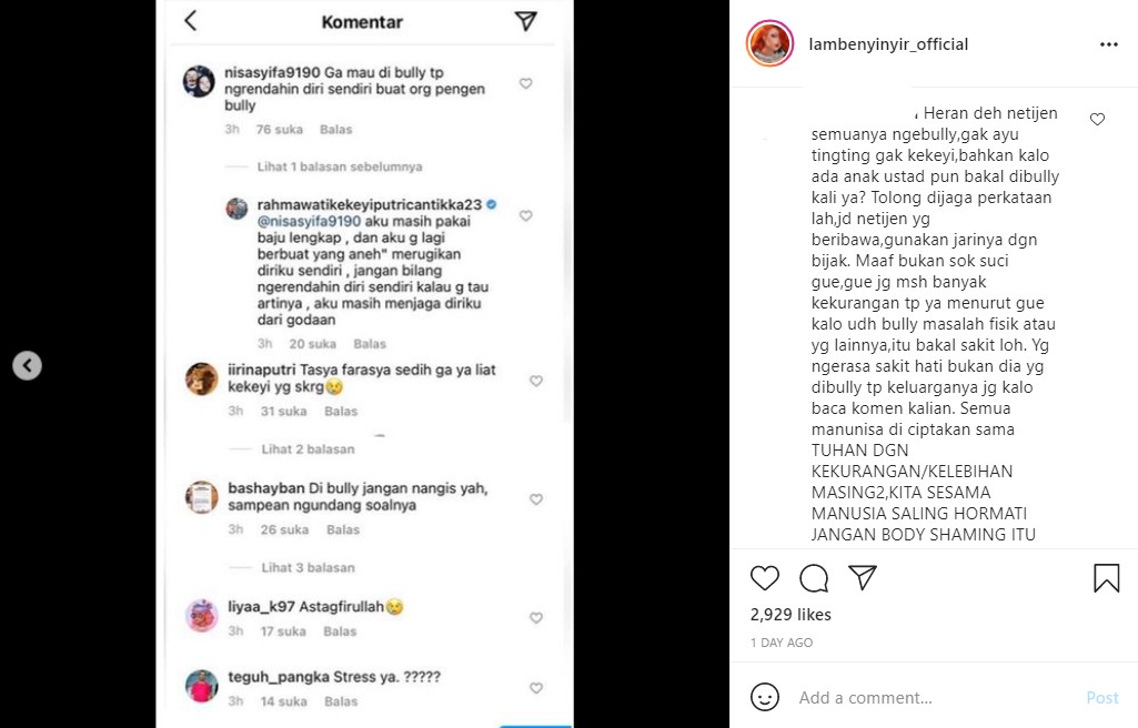 Bikin Video Kocak Malah Kena Cibiran, Kekeyi Beri Balasan Menohok