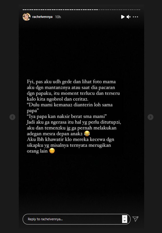 Dicibir Usai Sering Umbar Kemesraan, Rachel Vennya: Yang Komentar di Sini Gak Pernah Pacaran?