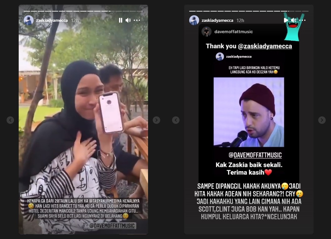 Zaskia Adya Mecca Girang Akun Instagram Difollow Sang Idola, Tapi Sayangkan Hal Ini