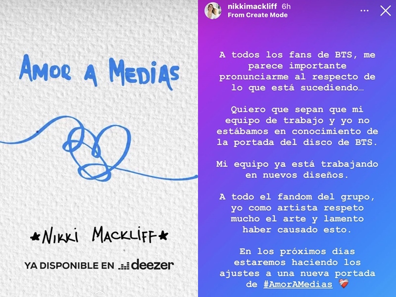 Penyanyi Asal Ekuador Ini Klarifikasi Soal Dugaan Jiplak Cover Art Album BTS \'Love Yourself: Answer\'