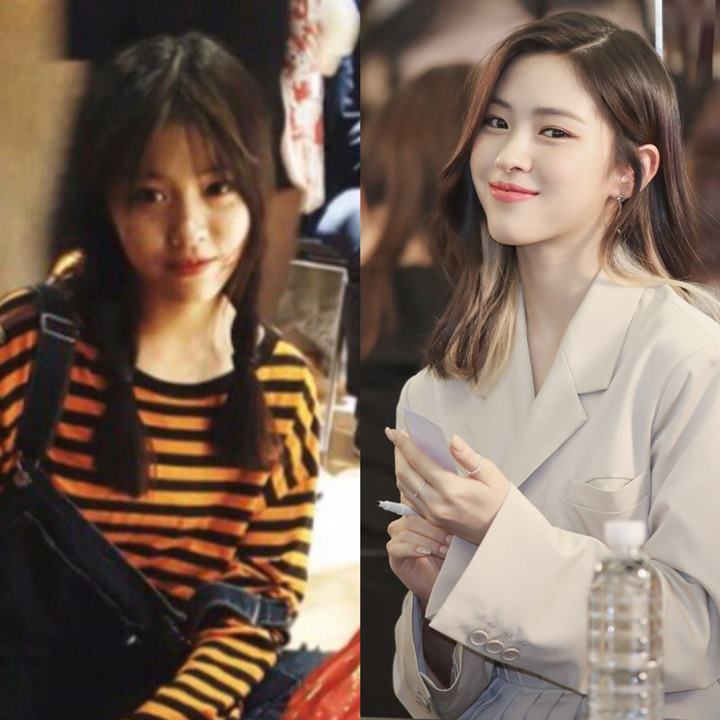 Ryujin ITZY membagikan potret masa kecilnya dibandingkan dengan saat ini