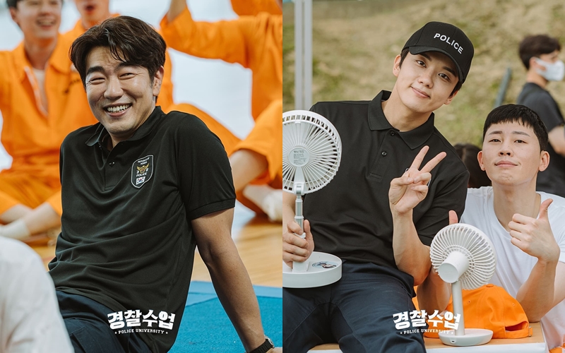 Krystal Tampak Tegang, Jinyoung B1A4 Malu-Malu di BTS Adegan Ciuman \'Police University\'