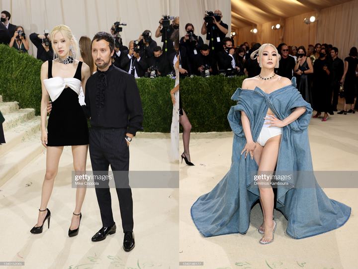 Penampilan Rose BLACKPINK dan CL di Met Gala 2021