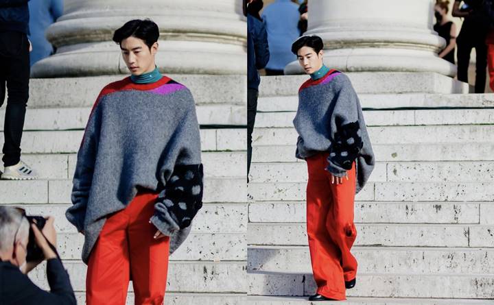  Penampilan kedua Mark GOT7 di Paris Fashion Week