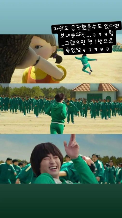 Bikin Fans Terpingkal, Begini Lucunya Kim Soo Hyun Edit Foto Dirinya Jadi Cameo di \'Squid Game\'