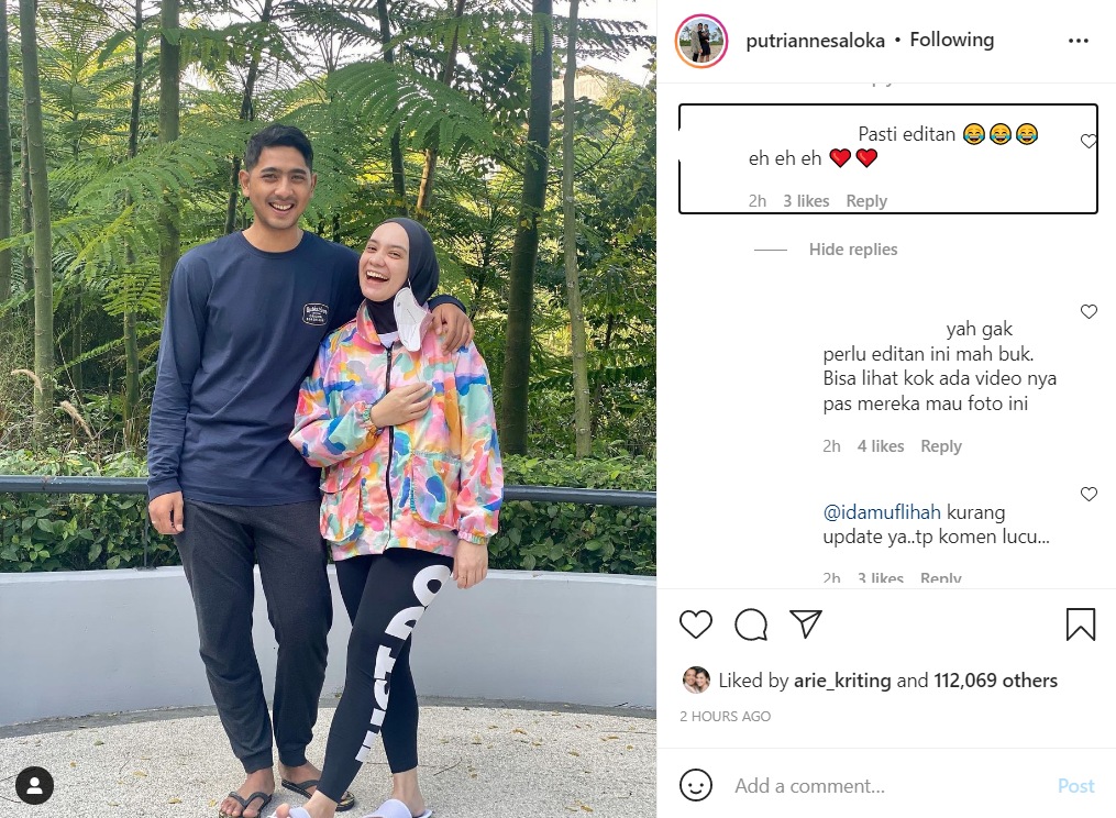 Putri Anne Pajang Foto Pundak Dipeluk Mesra Arya Saloka, Netter Nyinyir Sebut Hanya Editan