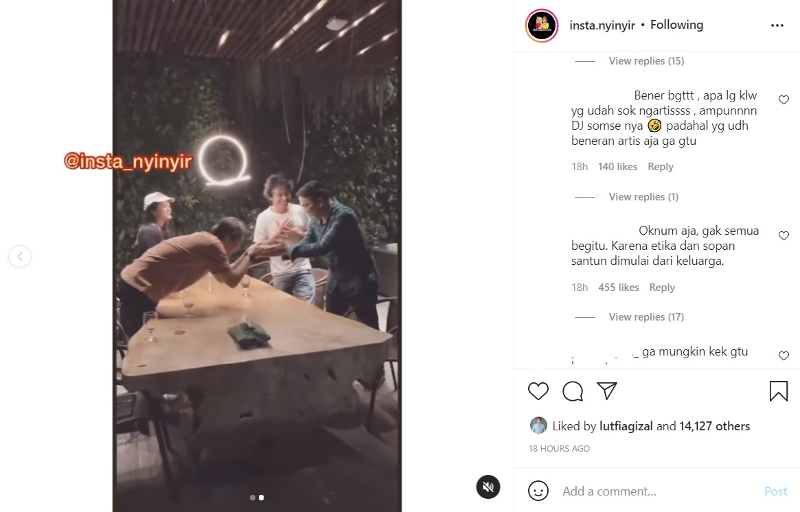 Krisna Mukti Buat Konten Sindiran Soal Etika Artis Zaman Dulu dan Sekarang di Lokasi Syuting