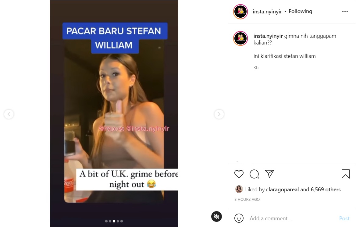 Sosok Cewek Bule Ini Diduga Pacar Baru Stefan William, Wajah Cantiknya Disebut Unik