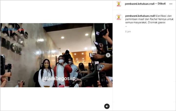 Rachel Vennya Minta Maaf Usai Diperiksa dan Dicecar 35 Pertanyaan, Sikap Sang Pacar Disindir Pedas