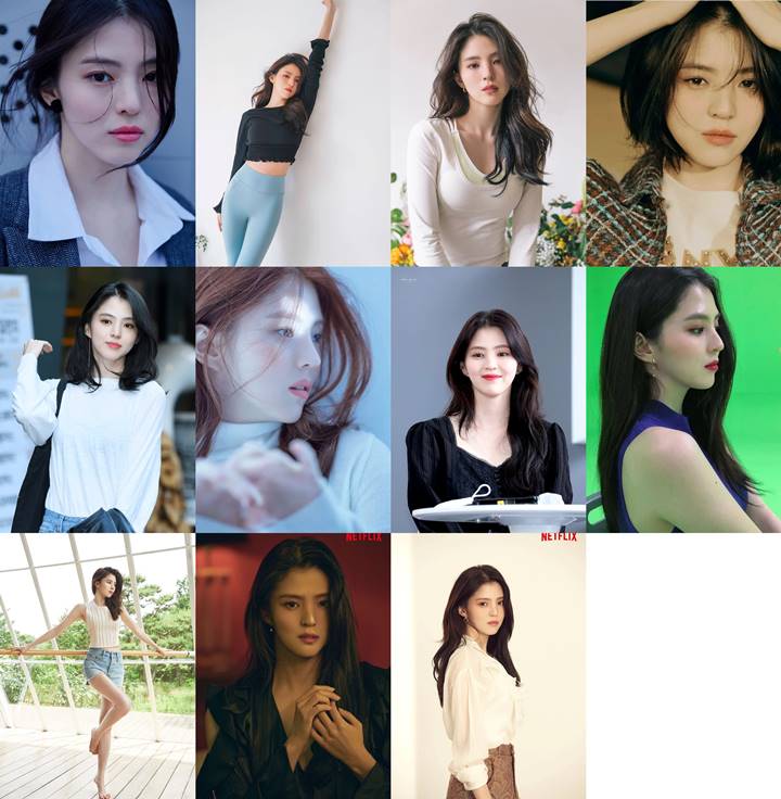 Sederet potret Han So Hee dibagikan di unggahan komunitas online