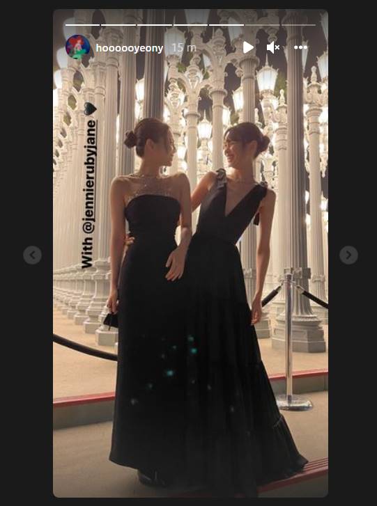 Penampilan Jennie BLACKPINK dan Jung Ho Yeon di LACMA Art-film GALA