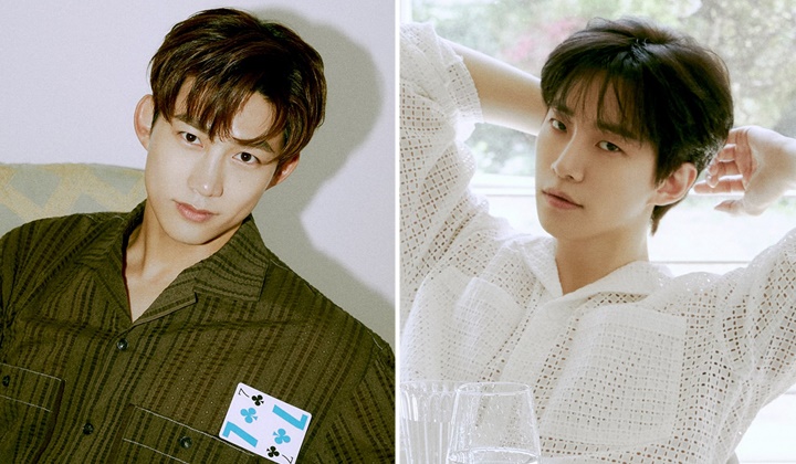 Foto: Syuting di Lokasi Sama, Kocaknya Taecyeon 2PM Malah Foto Pakai Properti Drama Junho