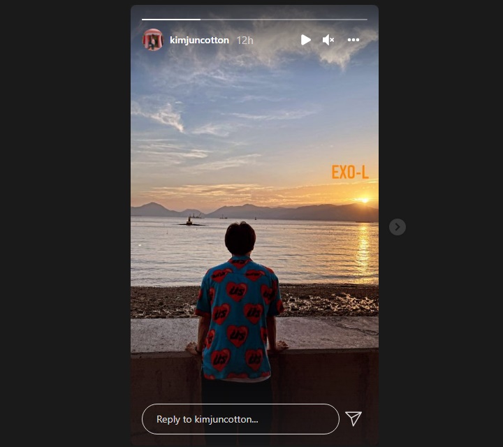 Unggahan Suho EXO di Instagram pribadinya