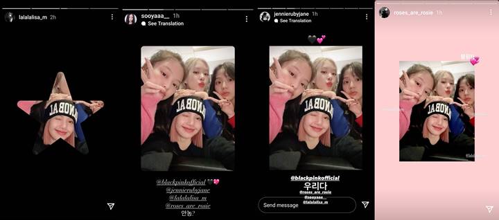 Member BLACKPINK bertemu