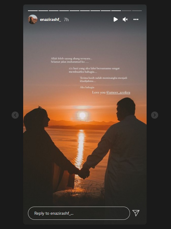 Adik Alvin Faiz Meninggal Dunia, Istri Pajang Foto Bersama Suami Sambil Tulis Pesan Haru Ini