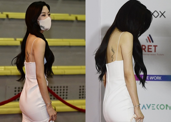  Pamer Tato di Punggung, Moon Ga Young Dianggap Makin Dewasa dan Elegan di Asia Artist Awards