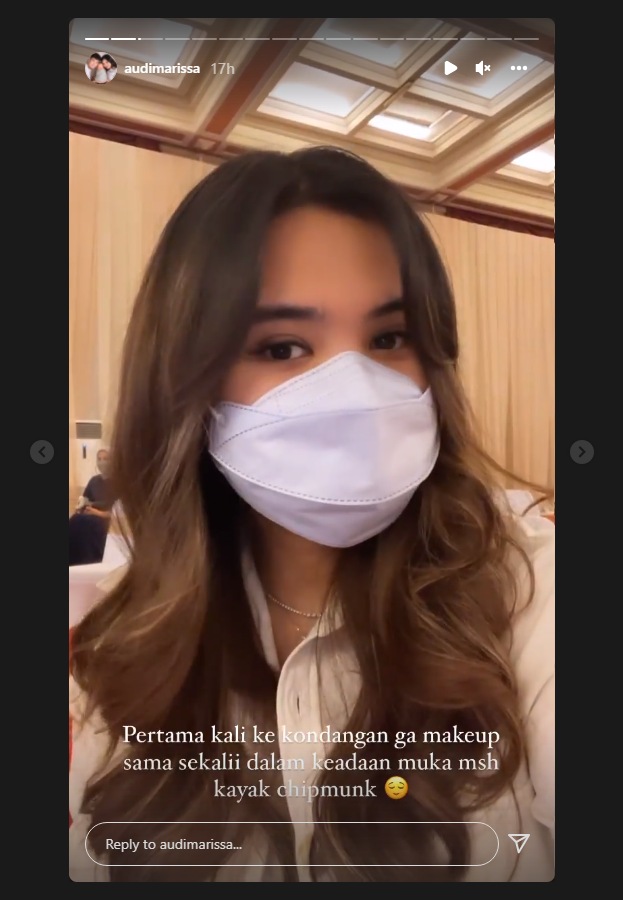 Hadir ke Kondangan Tanpa Makeup, Audi Marissa Sebut Masker Bantu Tutupi Hal Ini: Terima Kasih!